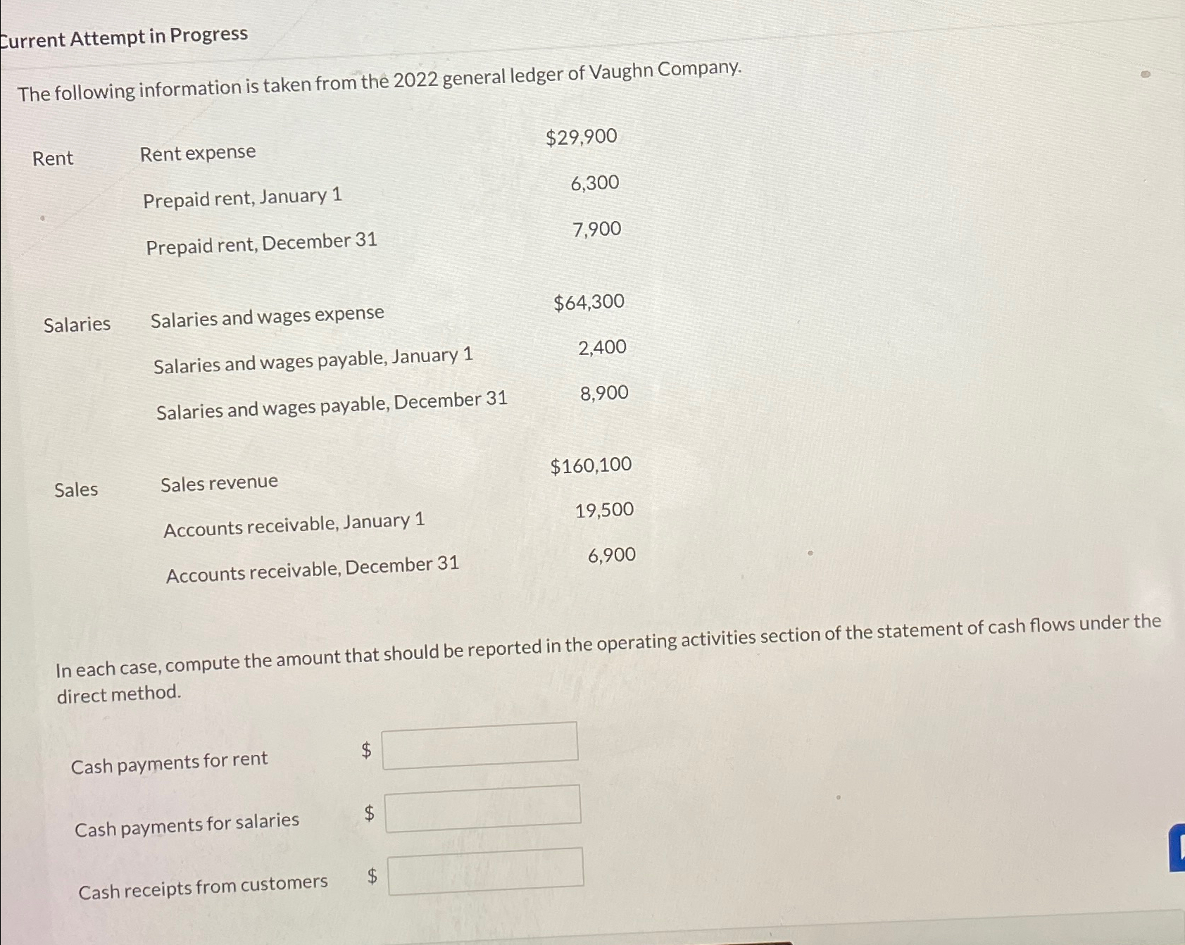  Eurrent Attempt in Progress The following information is taken from the