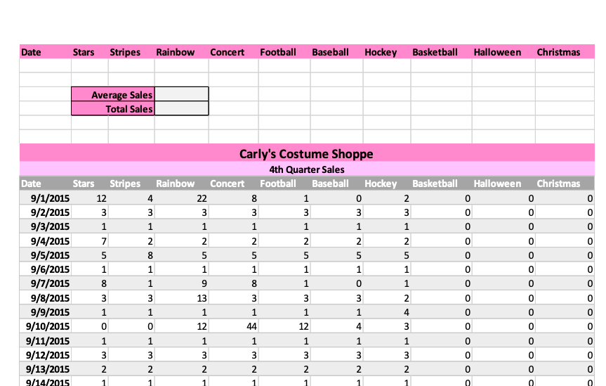 Create an advanced filter to find all purchases in the table that