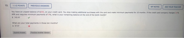  part B 1.1/2 POINTS PREVIOUS ANSWERS MY NOTES ASK YOUR TEACHER