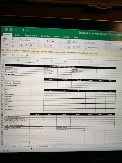 this year. As part of the financial analysis department, you have been