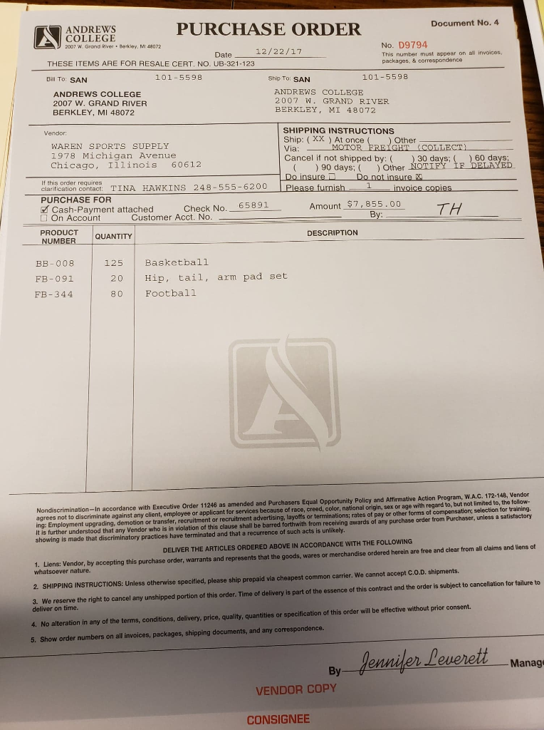 I'll upload it. SALES Accounting Authorization Ray Kramer) (Jim Adams) Return request