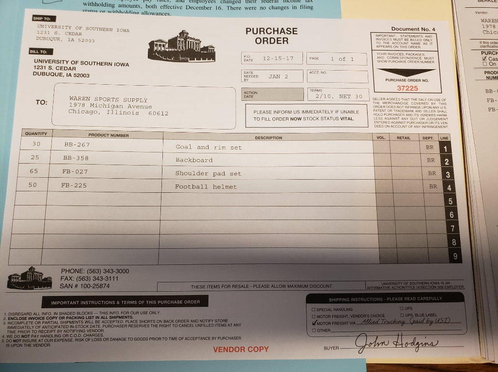 1 Receiving From A p. 22 Receive return report for retuned sale