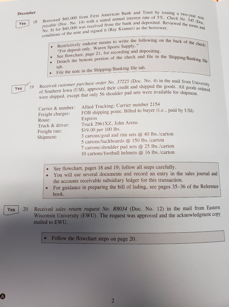 Approve request and sign Complete rt. side of ret. req and prepare
