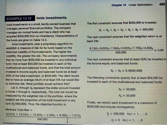 variables, objective function, and constraints in simple verbal statements, and math- ematically