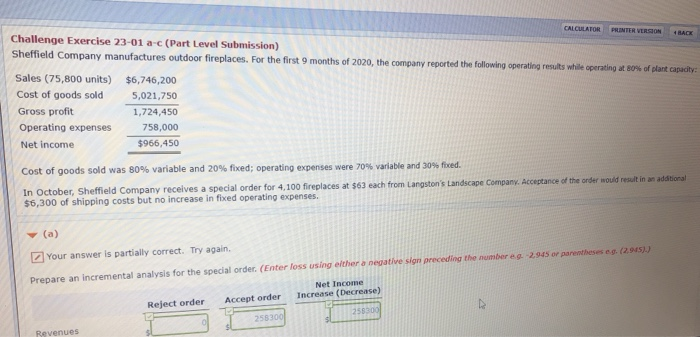  CALCULATOR PRINTER VERSION BACK Challenge Exercise 23-01 a-c (Part Level Submission)