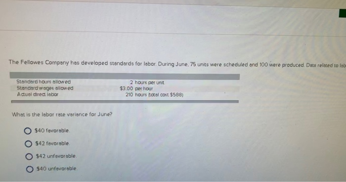 the prime costs of one unit of product. Quantity Price $ 180