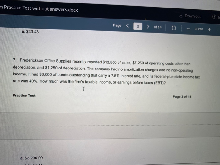  i dont need number 7 m Practice Test without answers.docx Download