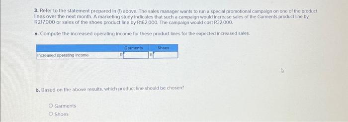 speciai promotionat campaign on one of the produc ines over the riest