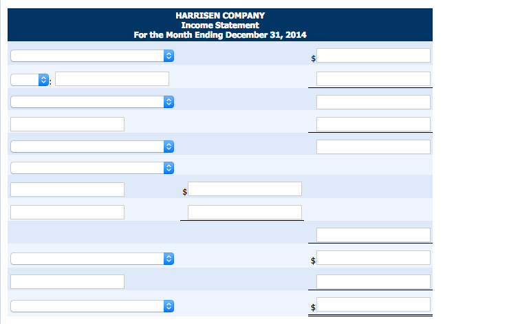 goods sold under FIFO, assuming Harrisen Company uses the periodic inventory system.