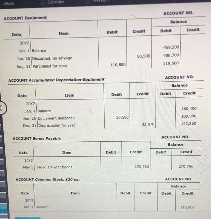 31, 20Y2 Dec. 31, 2011 Assets Cash $ 927,670 $ 1,000,290 Accounts