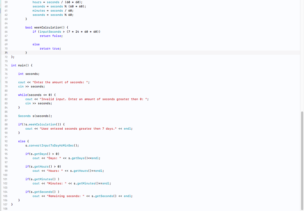 detail, (almost) line-by-line, what is happening in the program, as if you