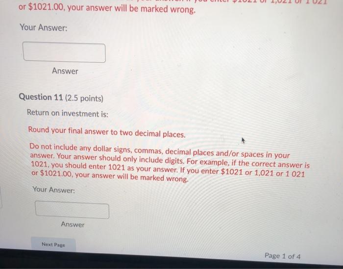 next two questions: Provide the missing data for the following situations: Red