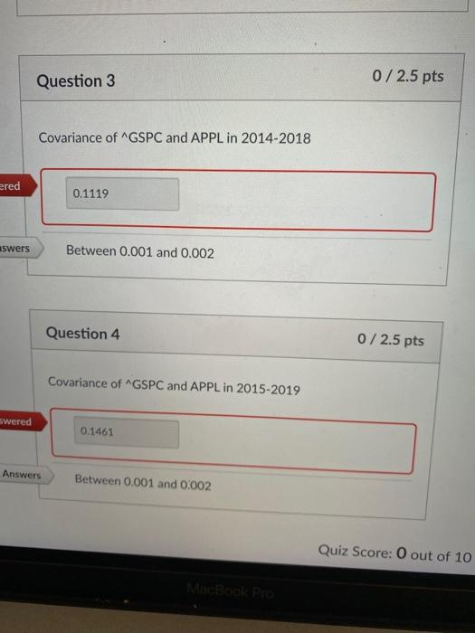 another one for Apple, Inc from 2014-2019. Given the price series, compute