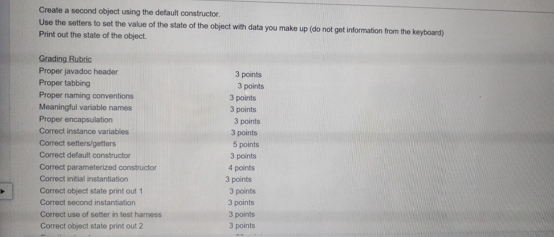 java application using only constructs studied in lectures 1-3 inclusive (do not