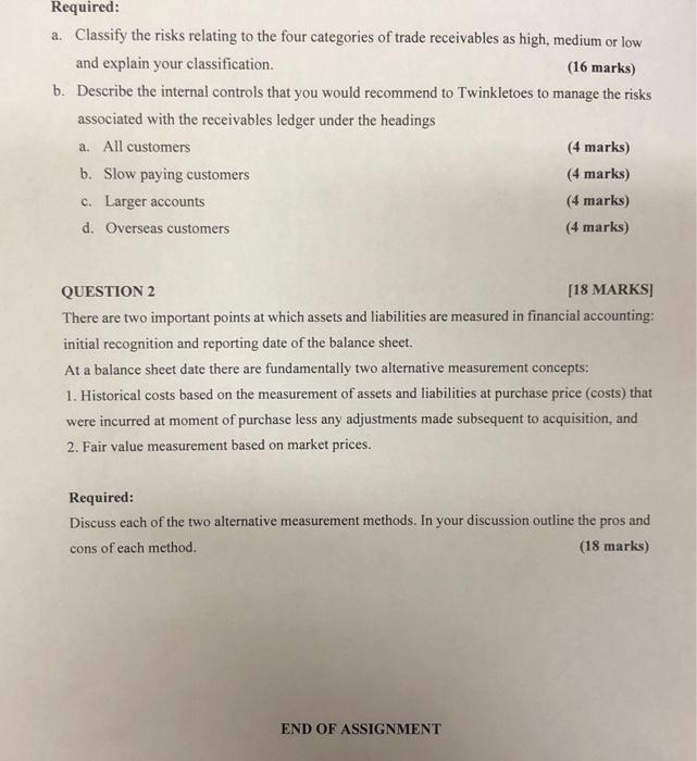 goods produced c. Income statement for the most current year, prepared in