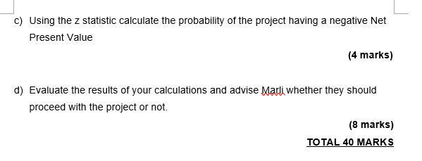 1 Marli Limited manufactures security equipment used extensively by the financial services