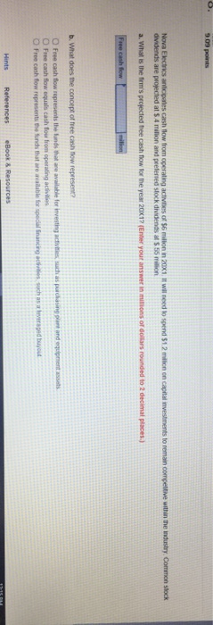  Nova E dividends are projected at $ 4 milion and preferred