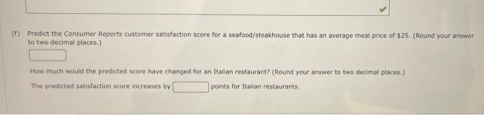 whether the restaurant is an Italian restaurant or a seafood/steakhouse. Price indicates