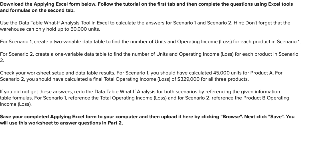 Download the Applying Excel form below. Follow the tutorial on the