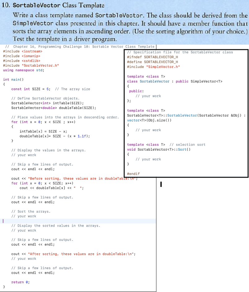  can you please help me write this code in c++ according