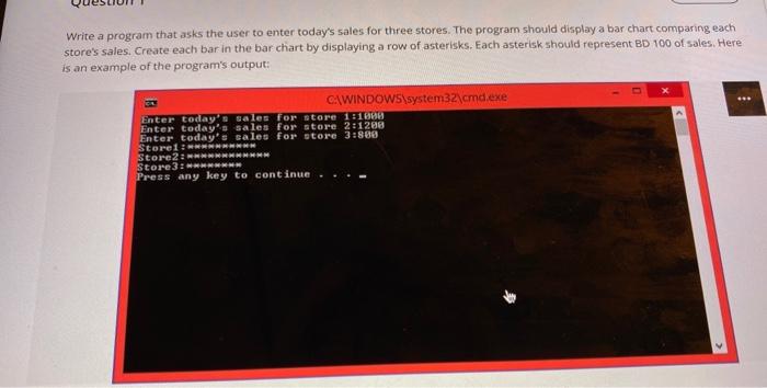 please solve it without arrays please use loops to do it Write