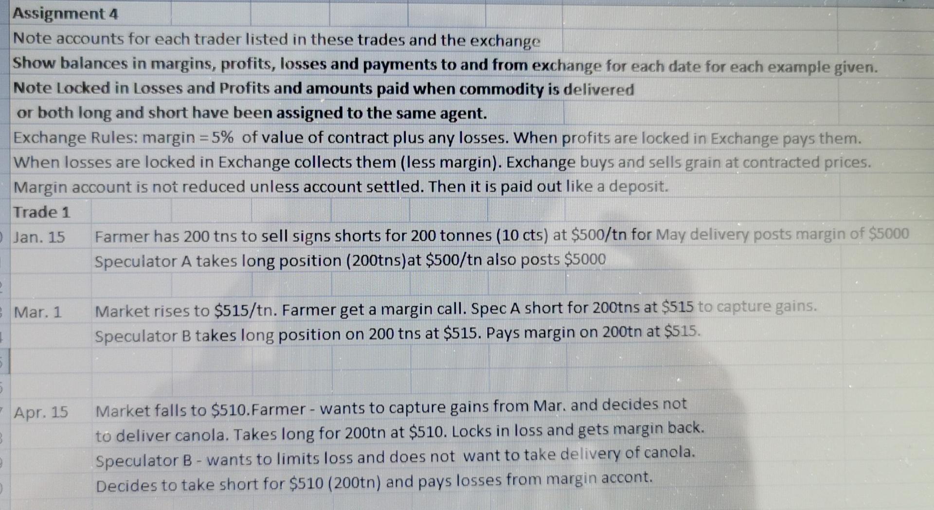  Can some please help me solve this problem. Trade 2 Assignment