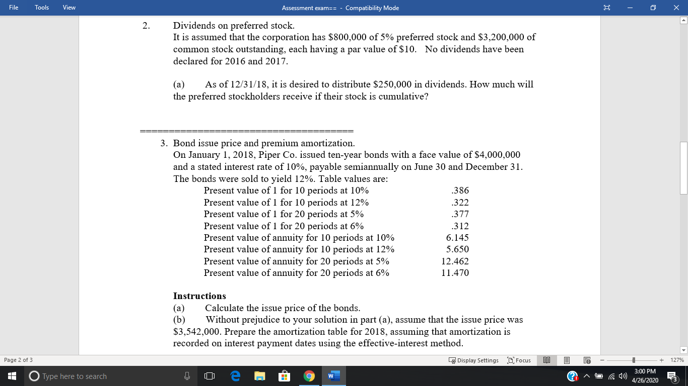 Capitalization of interest. During 2017, Barden Building Company constructed various assets at