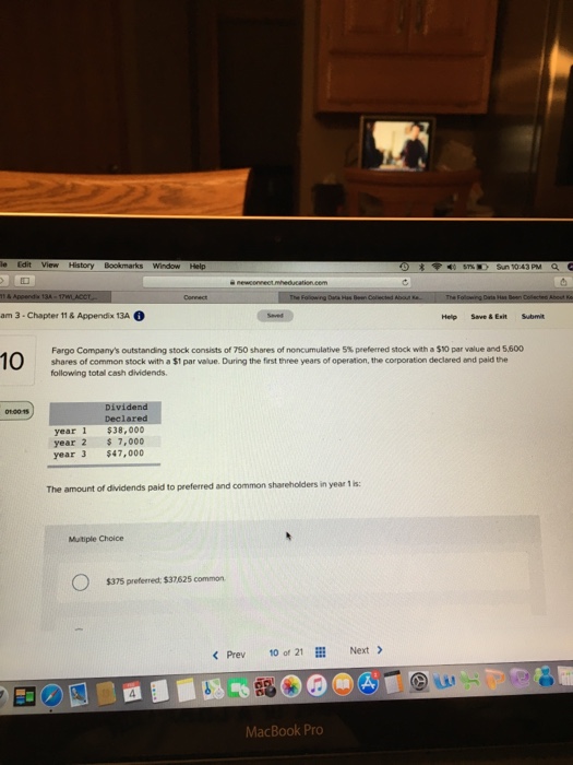  am 3 -Chapter 11&Appendix 13A 6 Help Save &Exit Submit Fargo