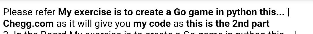 with my code in the stated chegg webpage the entire code :