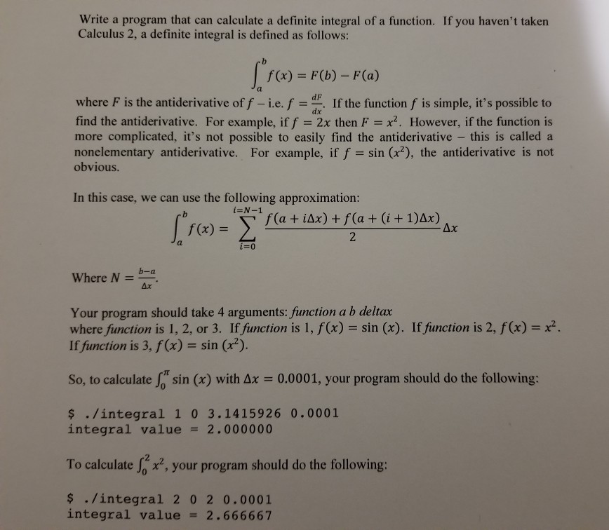 write program on C programming Write a program that can calculate a