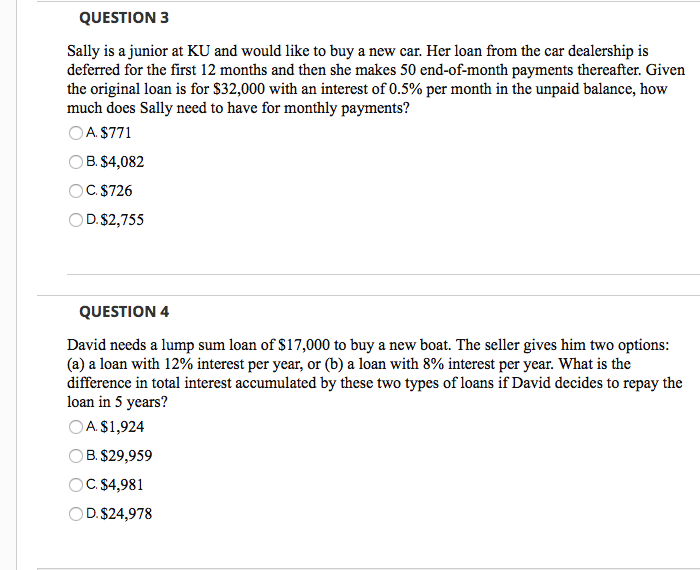 Please help with my construction manegment hw question. QUESTION 3 Sally is