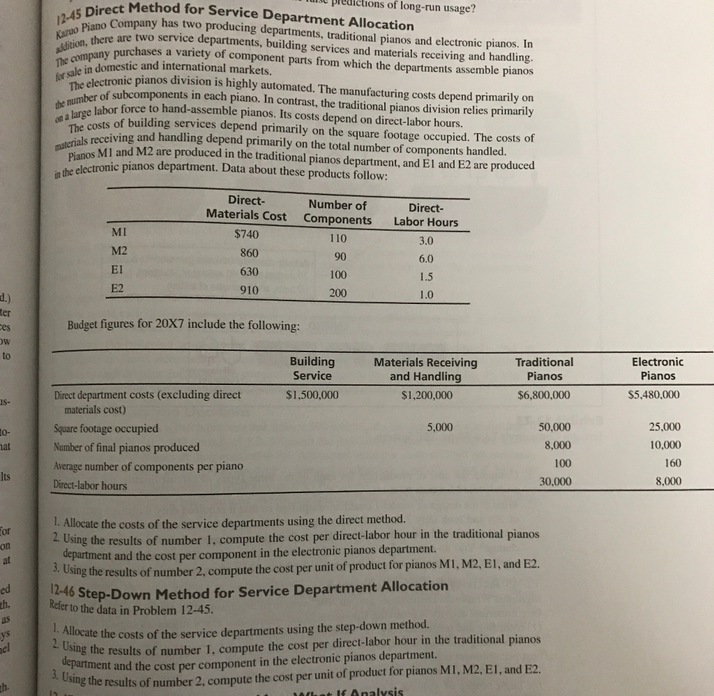  problem number 12-46 is the one in question 12-45 Direct M