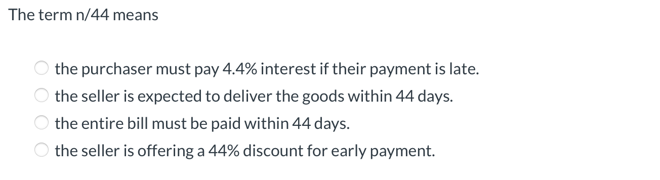 True False When a company returns merchandise to its supplier under a