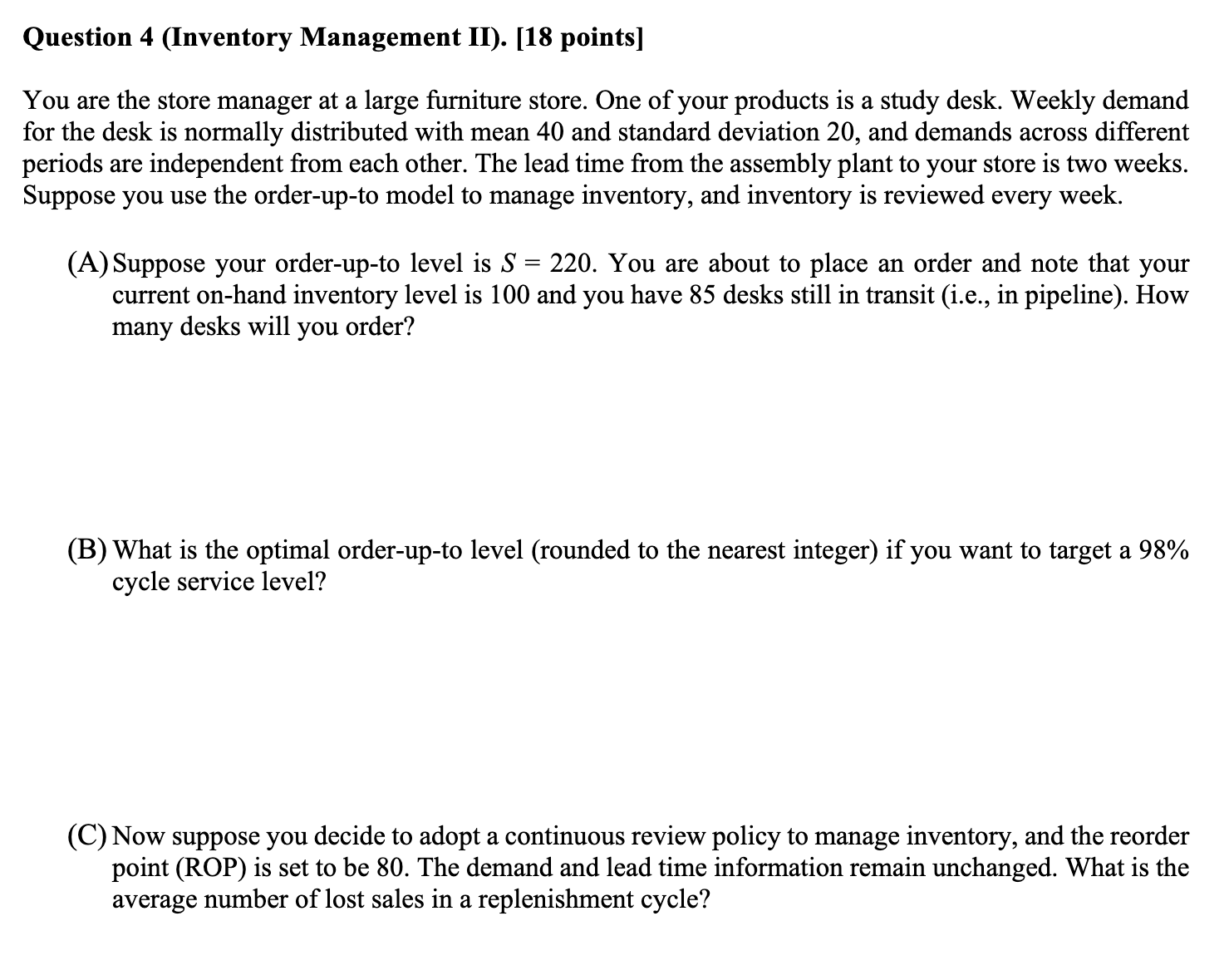  Appendix: Standard Normal Loss Function Table Appendix: Standard Normal Distribution Table
