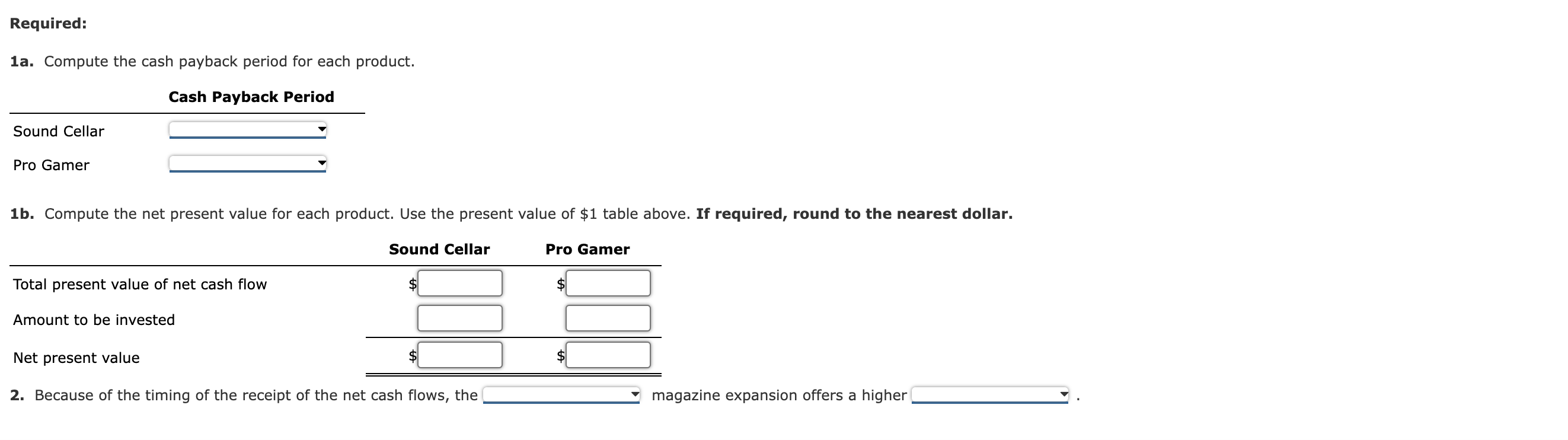 company Social Circle Publications Inc. is considering two new magazine products. The