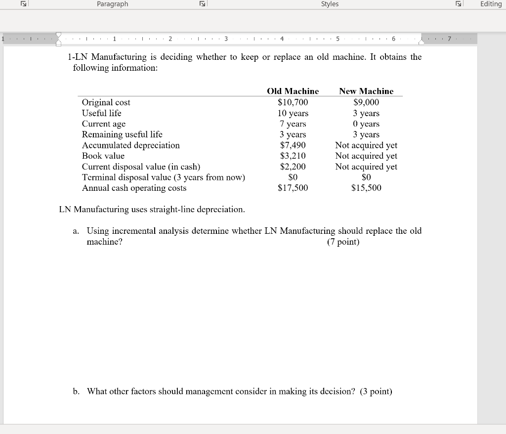 Paragraph Styles Editing 1 IT 2 4 5 116 i7 1-LN