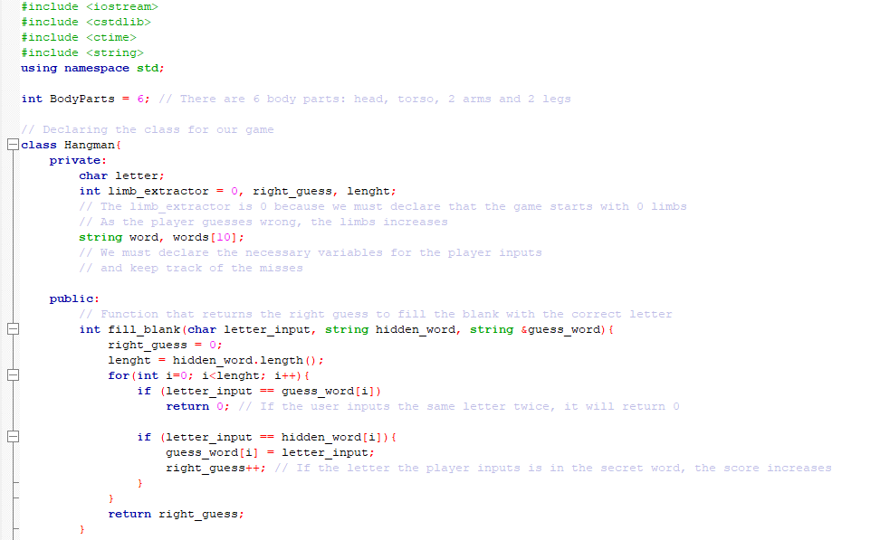I need to put this C++ code in separate files, such as