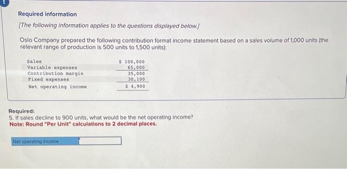 1. What is the contribution margin per unit? Note: Round your answer