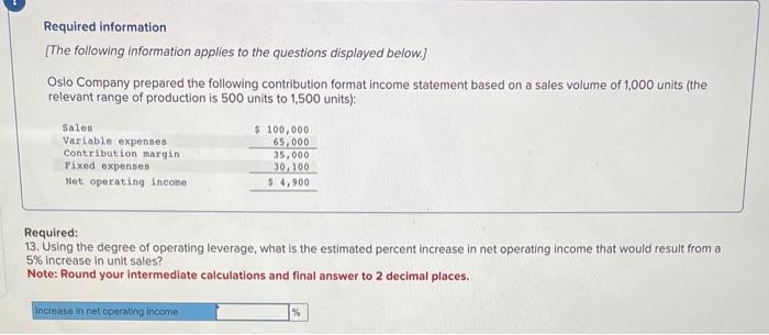 is 500 units to 1,500 units): Required: 3. What is the variable