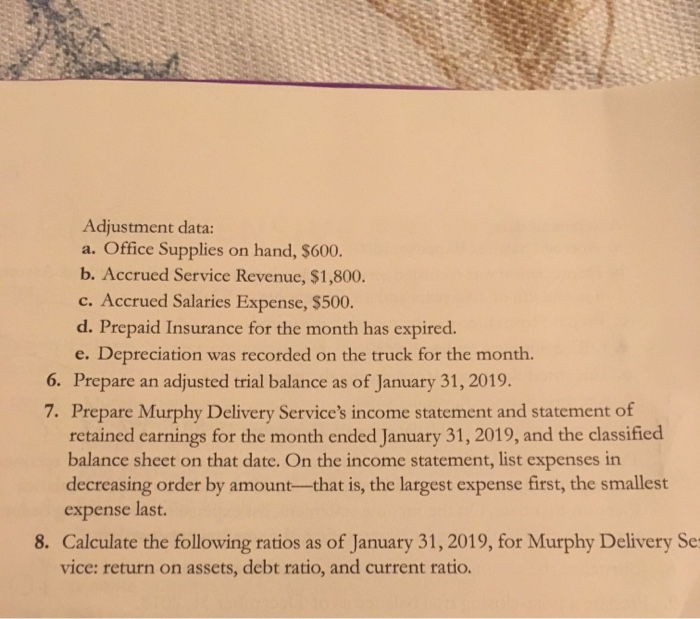 were the transactions for december. Comprehensive question #1 has the info and