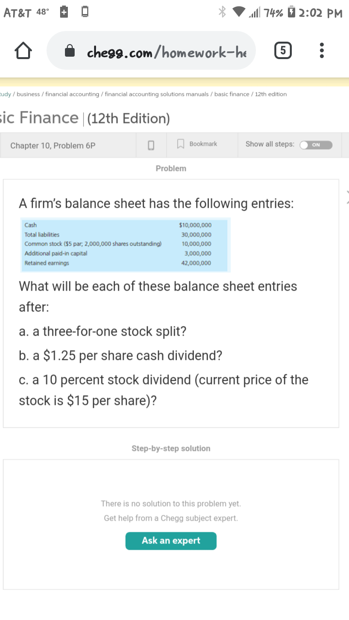  AT&T 48 + 0 * Sol 74% 7 2:02 PM o