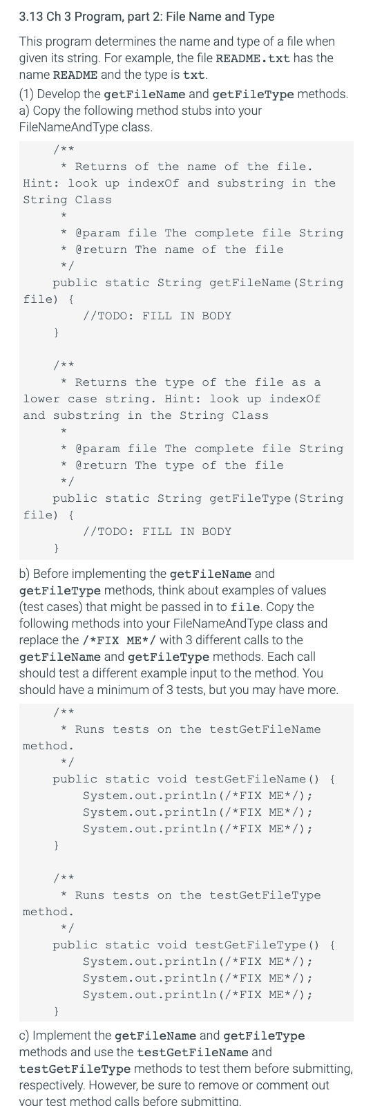 Please help me with this. Really need help!!! 3.13 Ch 3 Program,
