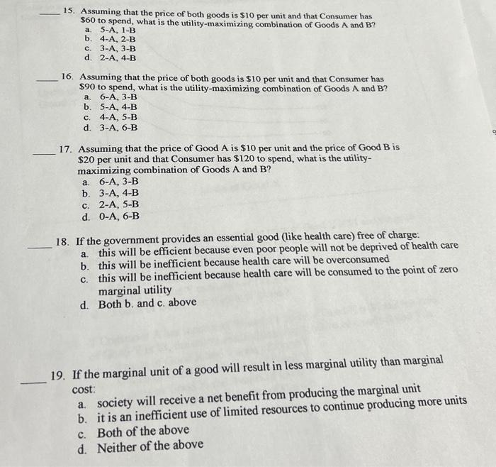 auestions 12 . through 17 : Complete the table below to answer