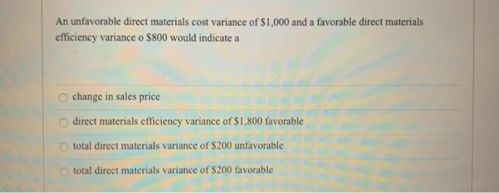volume controls standards selling agreements D Question 4 1.48 pts In standard