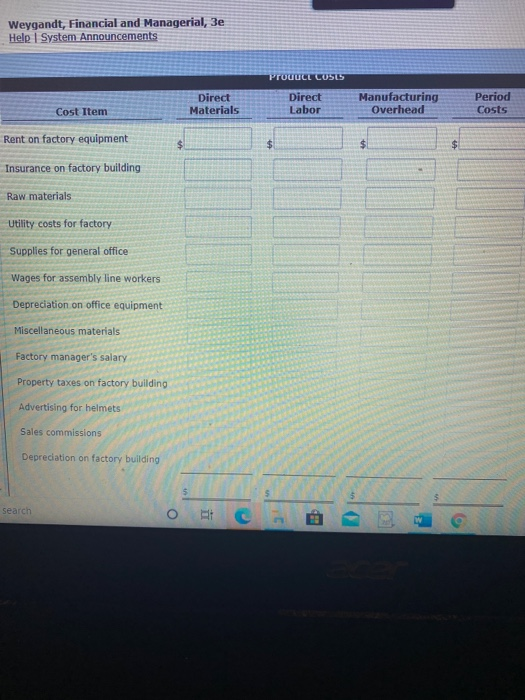 in manufacturing a unique model of bicycle helmet. The model is well
