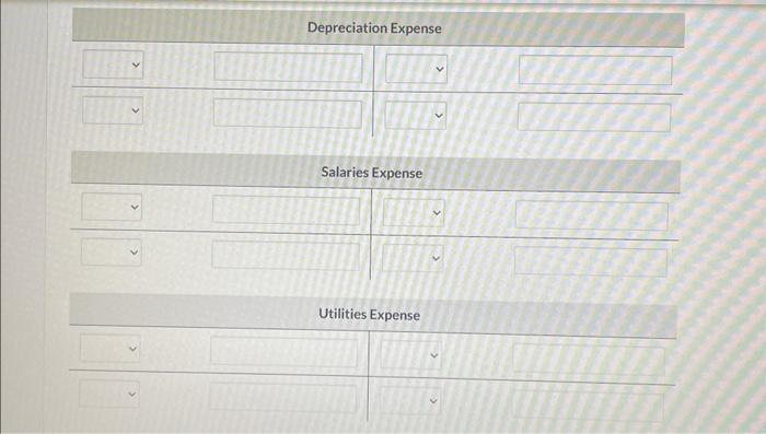 eTextbook and Media Prepare T accounts for the accounts affected by the