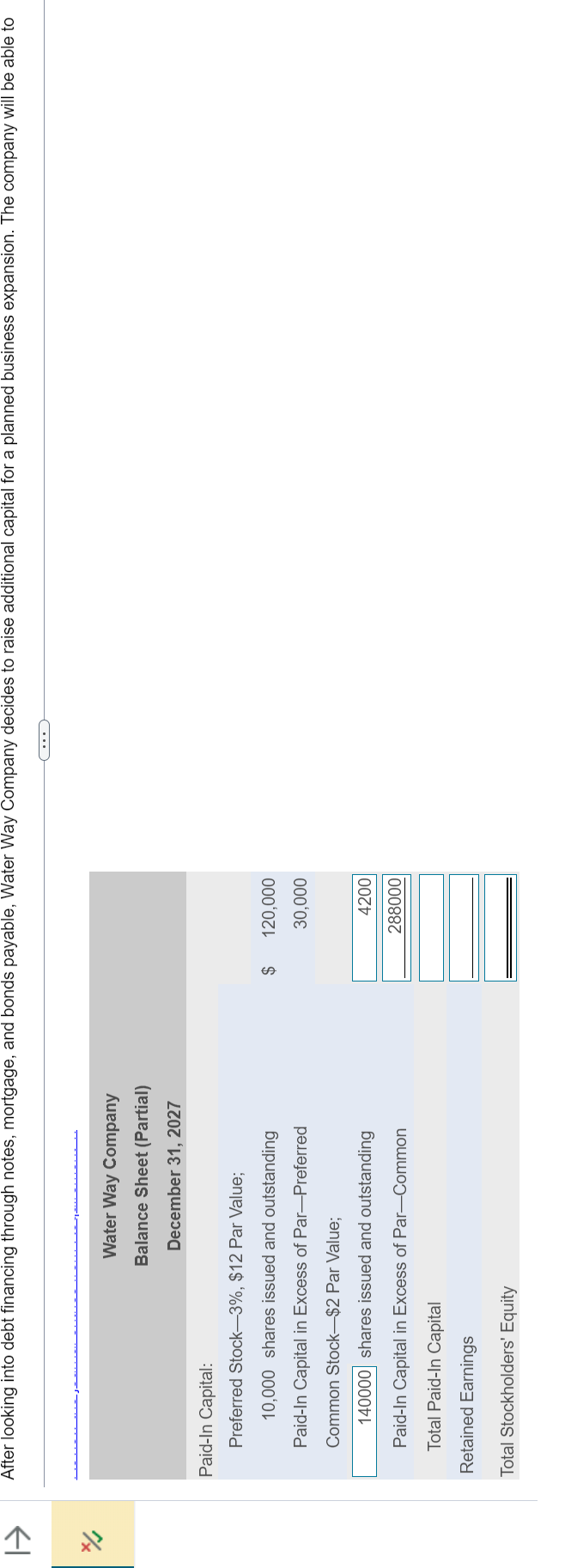 shares of common stock issued and outstanding. (There was no Paid-In Capital