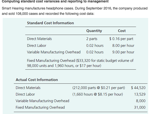 How do you find the Allocated FOH (36,720)? Computing standard cost