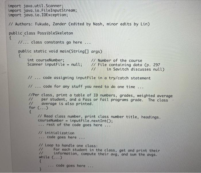 please use the skeleton key to fit the parameters ort java. io.