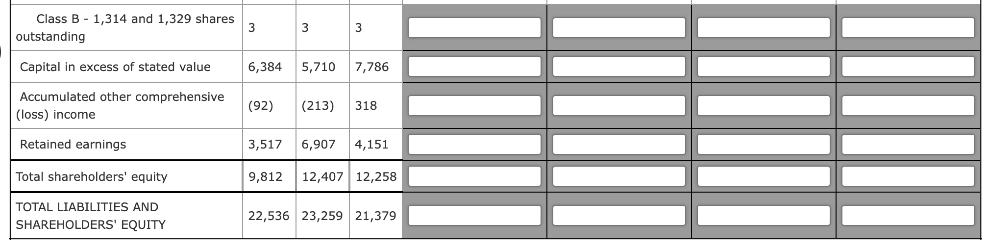 to 2017 and 2017 to 2018 . Fill in the blanks on
